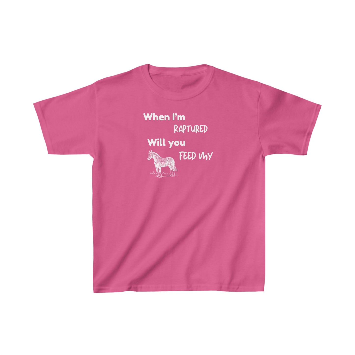 RAPTURED HORSE T-SHIRT - WH
