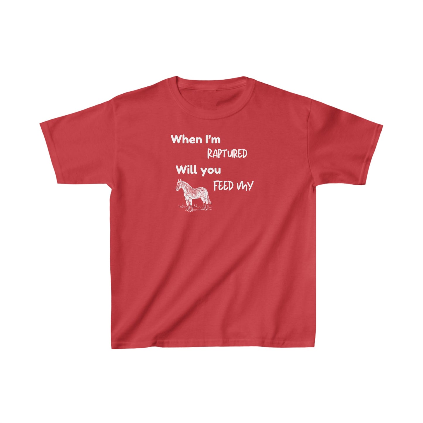RAPTURED HORSE T-SHIRT - WH