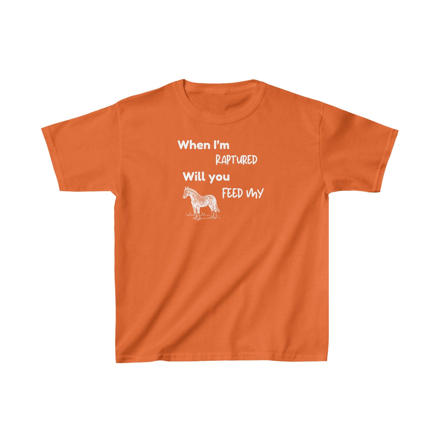 RAPTURED HORSE T-SHIRT - WH