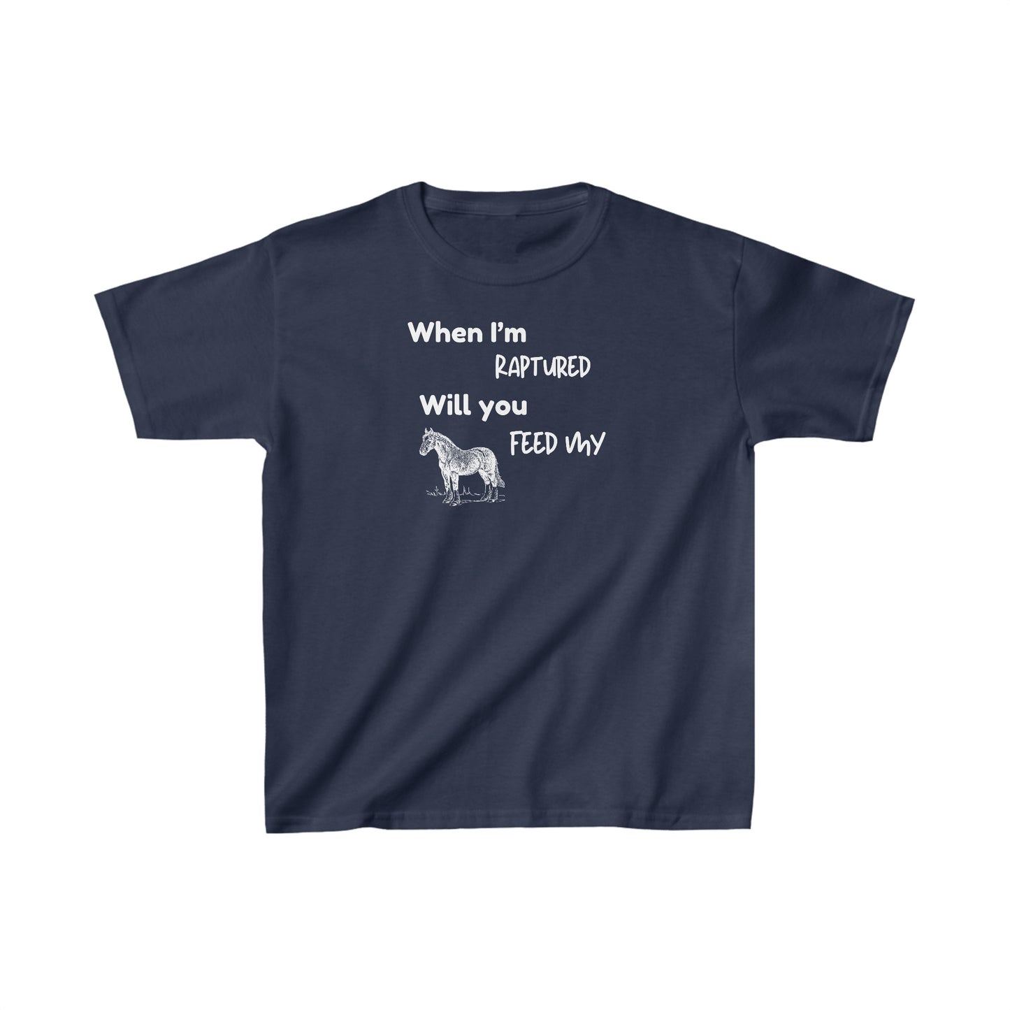 RAPTURED HORSE T-SHIRT - WH