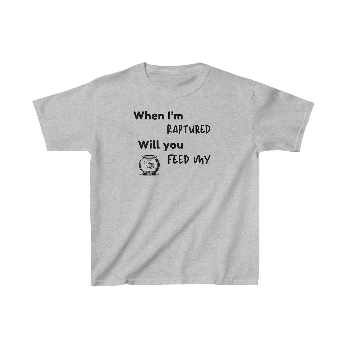 RAPTURED FISH T-SHIRT - BK