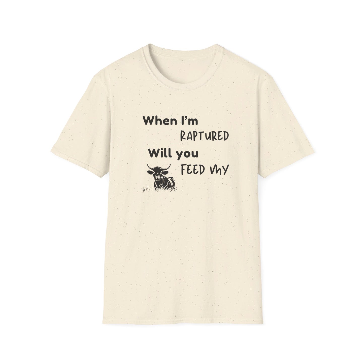 RAPTURED - COW T-SHIRT - SS - BK