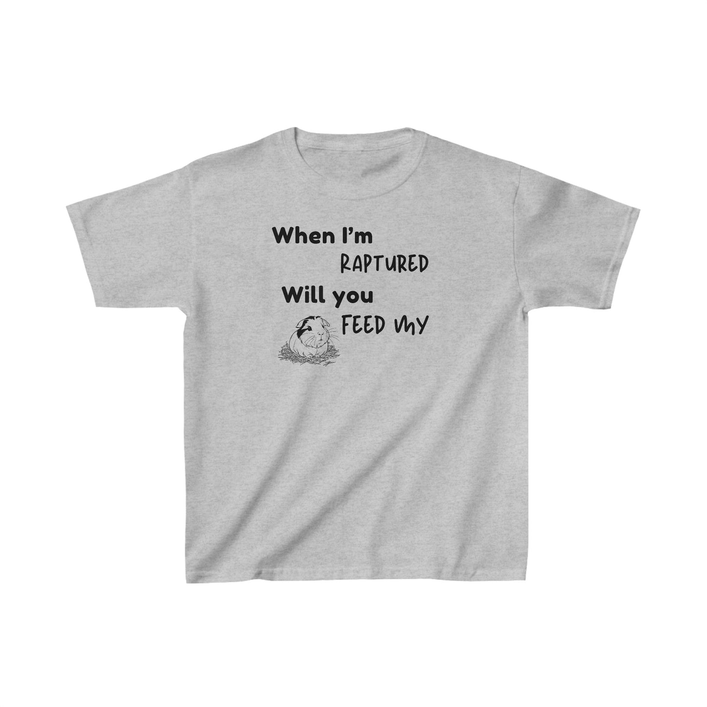 RAPTURED GUINEA PIG T-SHIRT - BK