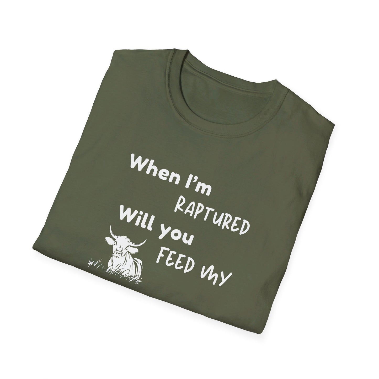 RAPTURED - COW T-SHIRT - M - WH