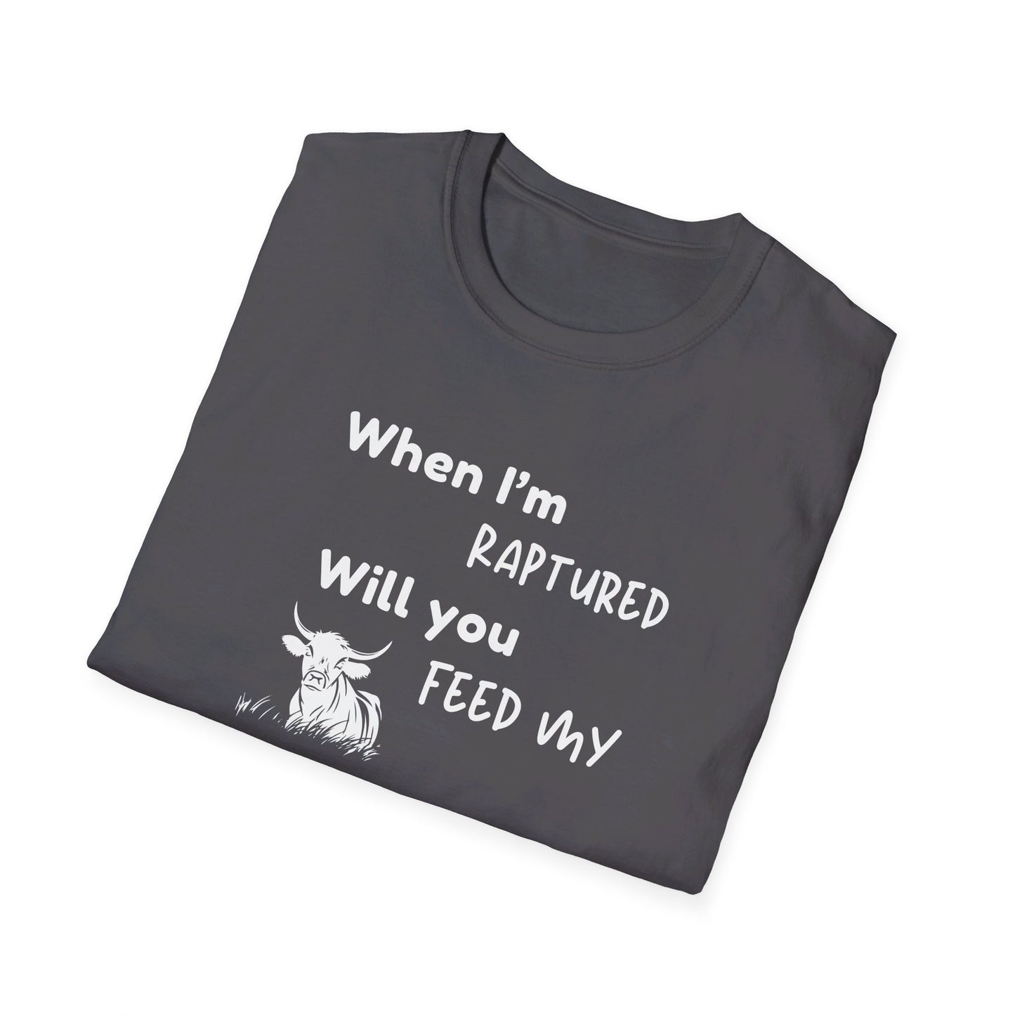 RAPTURED - COW T-SHIRT - M - WH