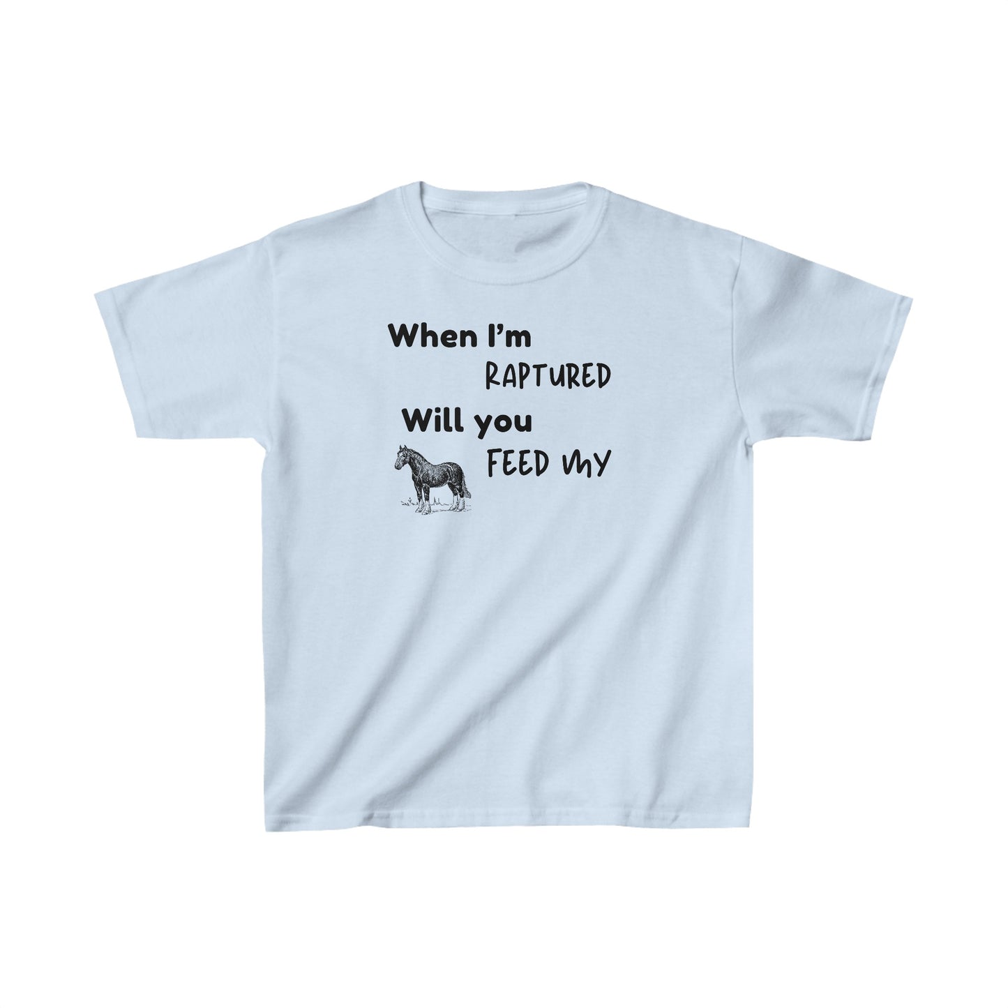 RAPTURED HORSE T-SHIRT - BK