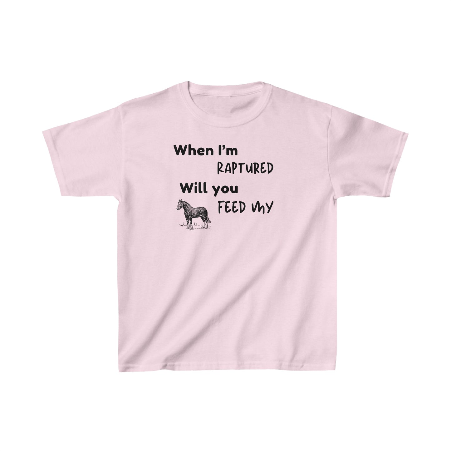 RAPTURED HORSE T-SHIRT - BK