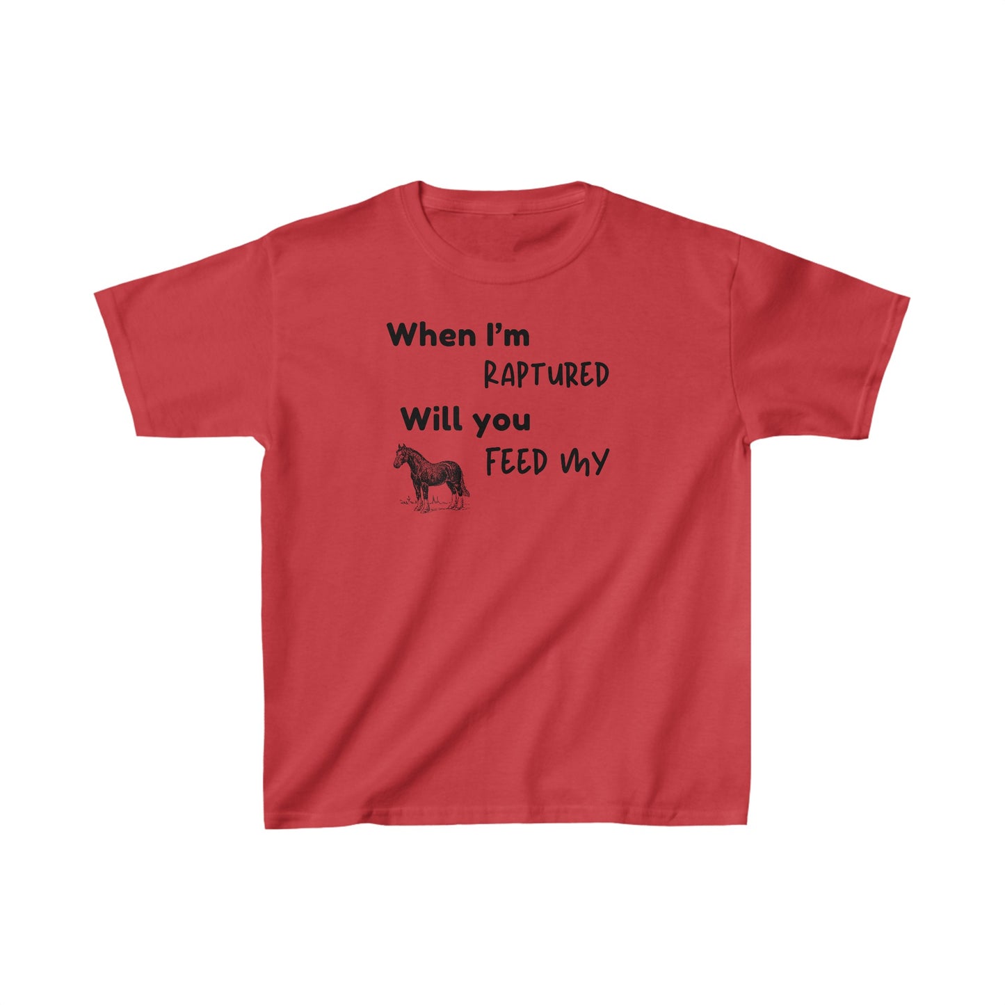 RAPTURED HORSE T-SHIRT - BK