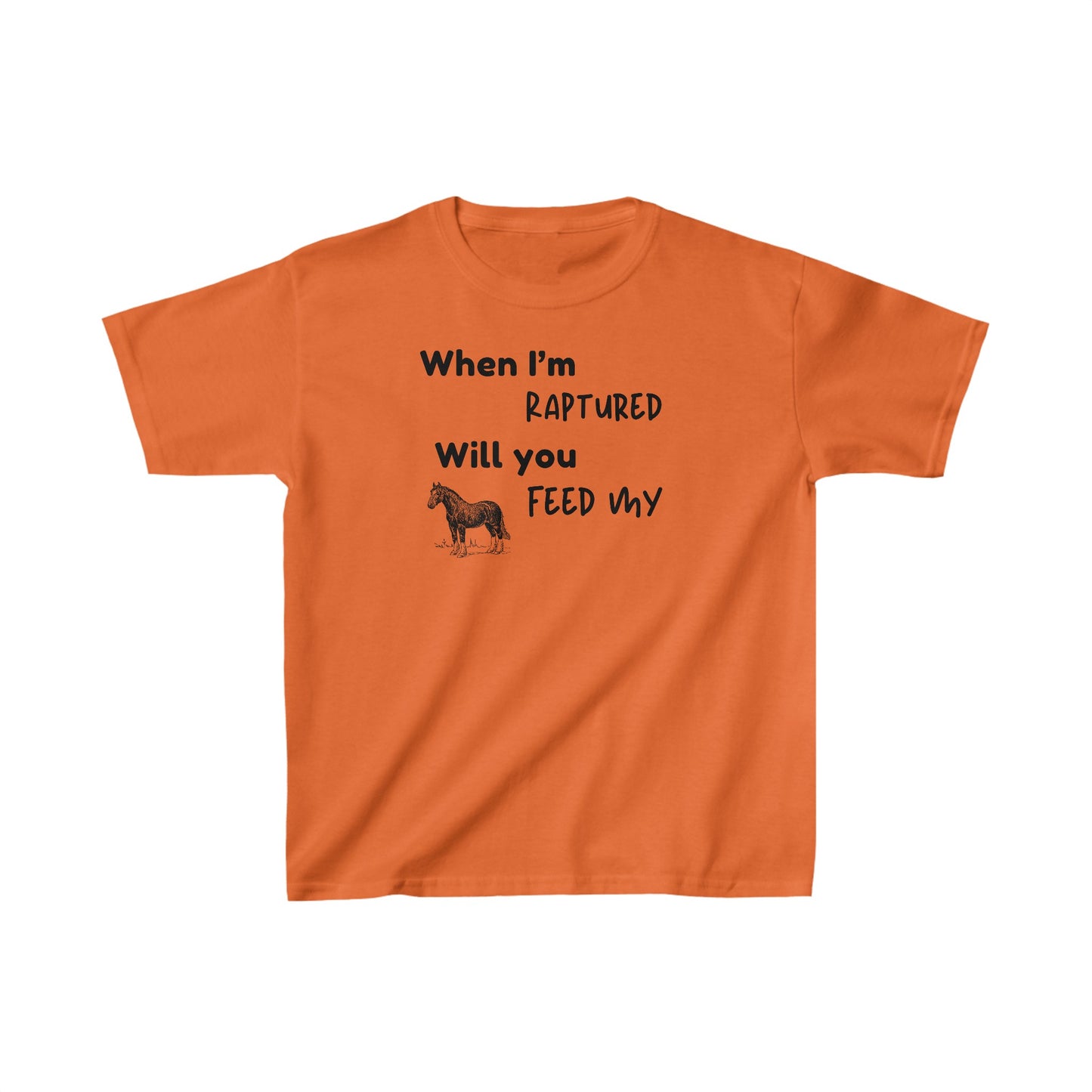 RAPTURED HORSE T-SHIRT - BK