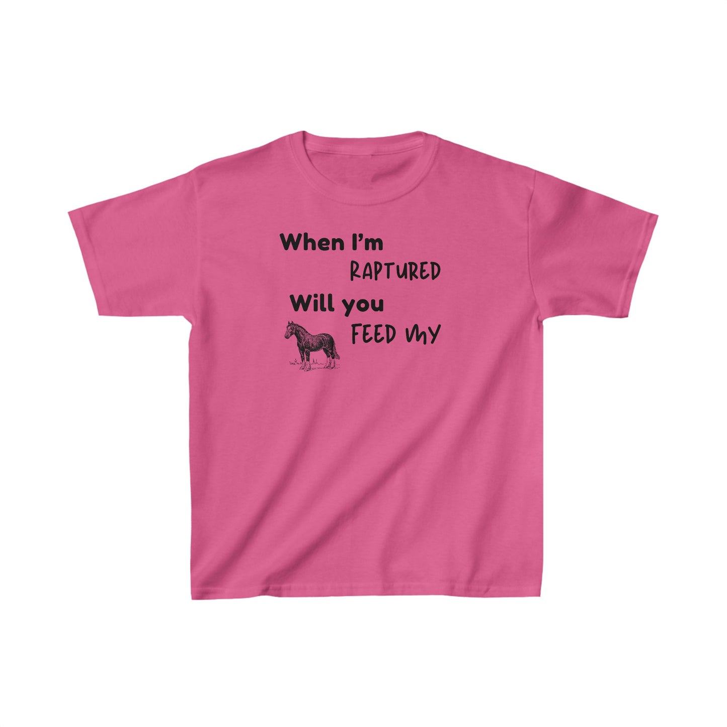 RAPTURED HORSE T-SHIRT - BK