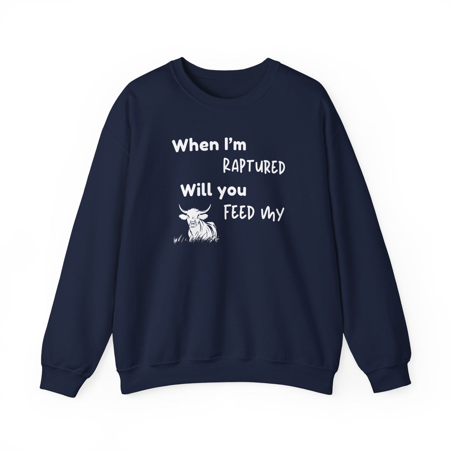 RAPTURED COW SWEATSHIRT - M - WH