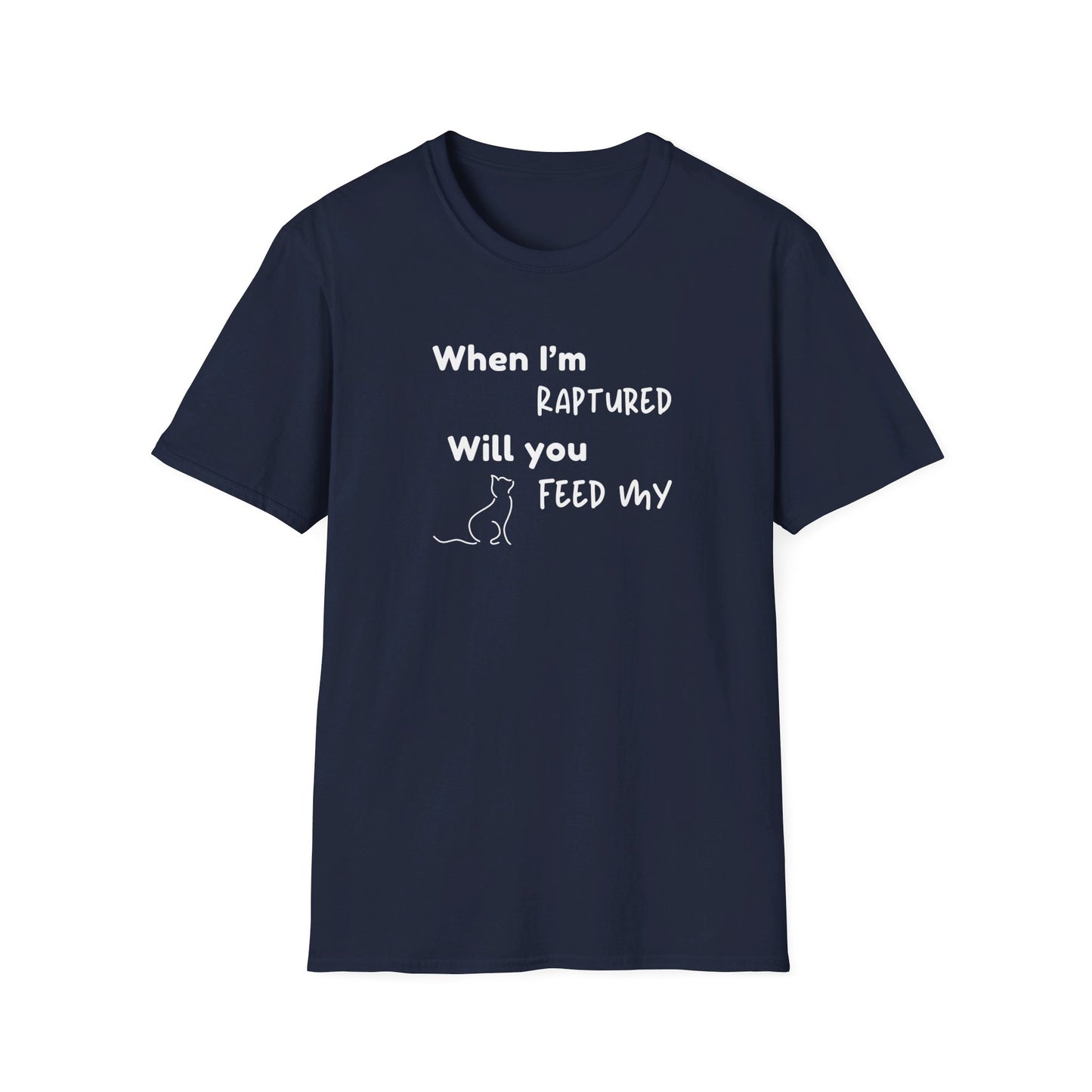 RAPTURED - CAT T-SHIRT - M - WH