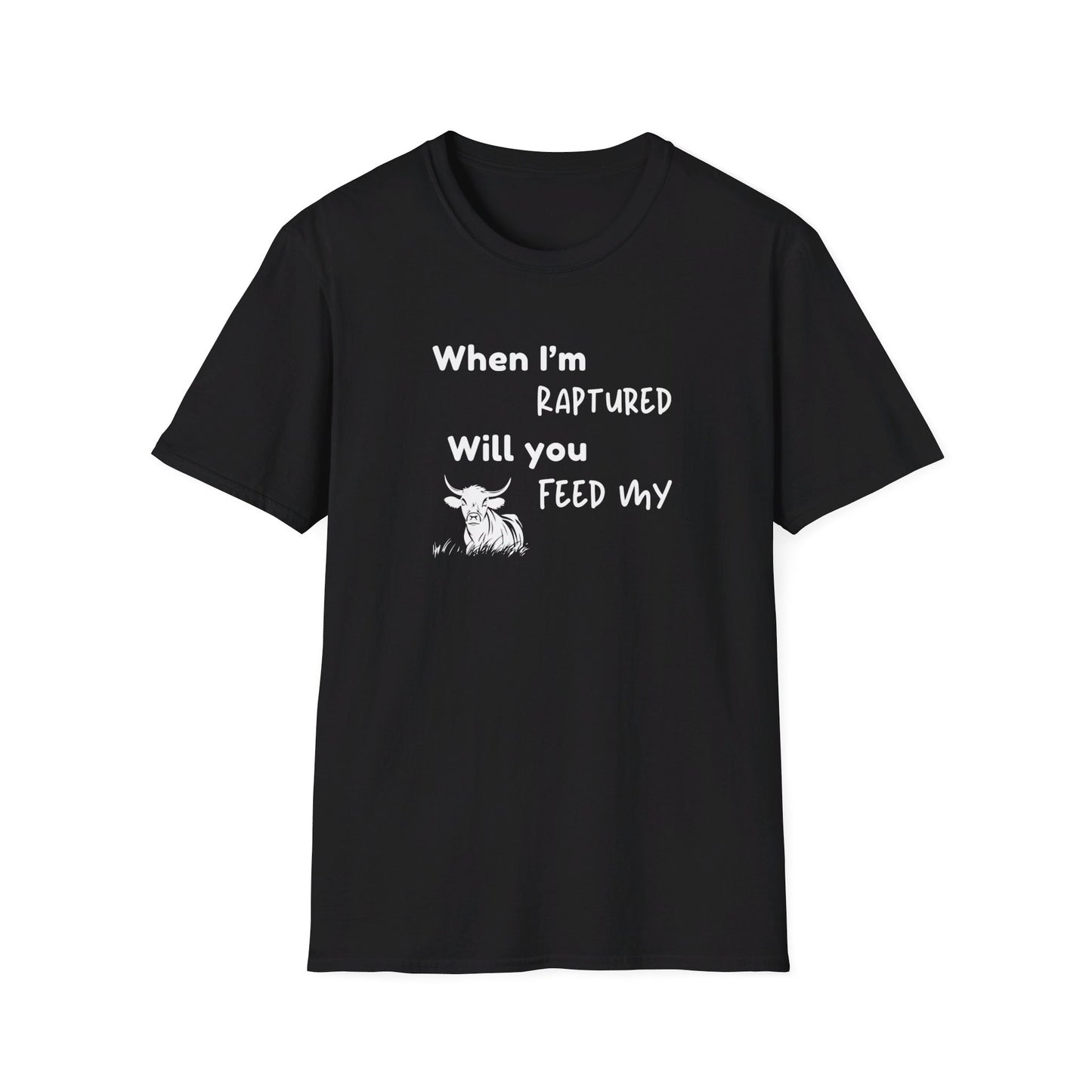 RAPTURED - COW T-SHIRT - M - WH