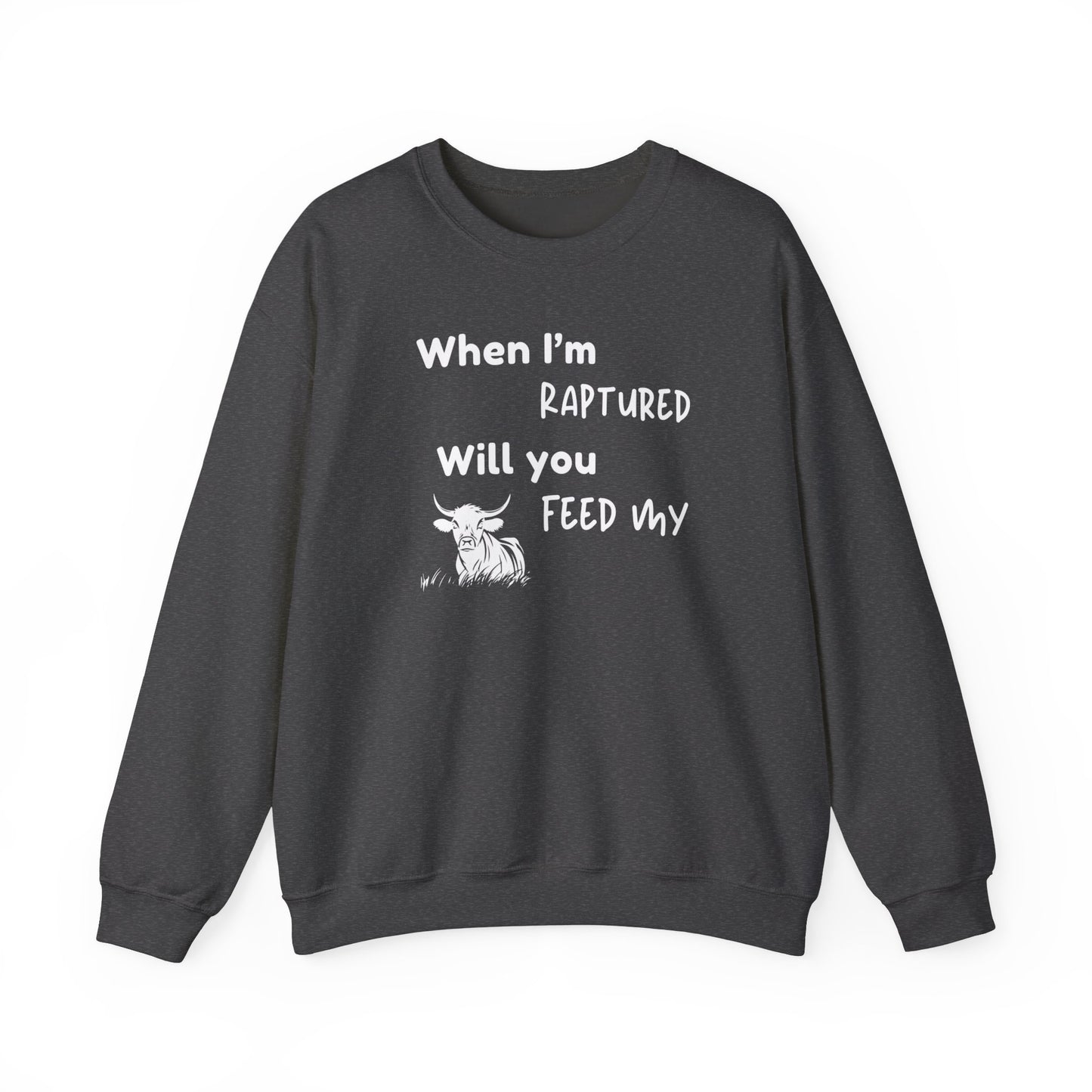 RAPTURED COW SWEATSHIRT - M - WH