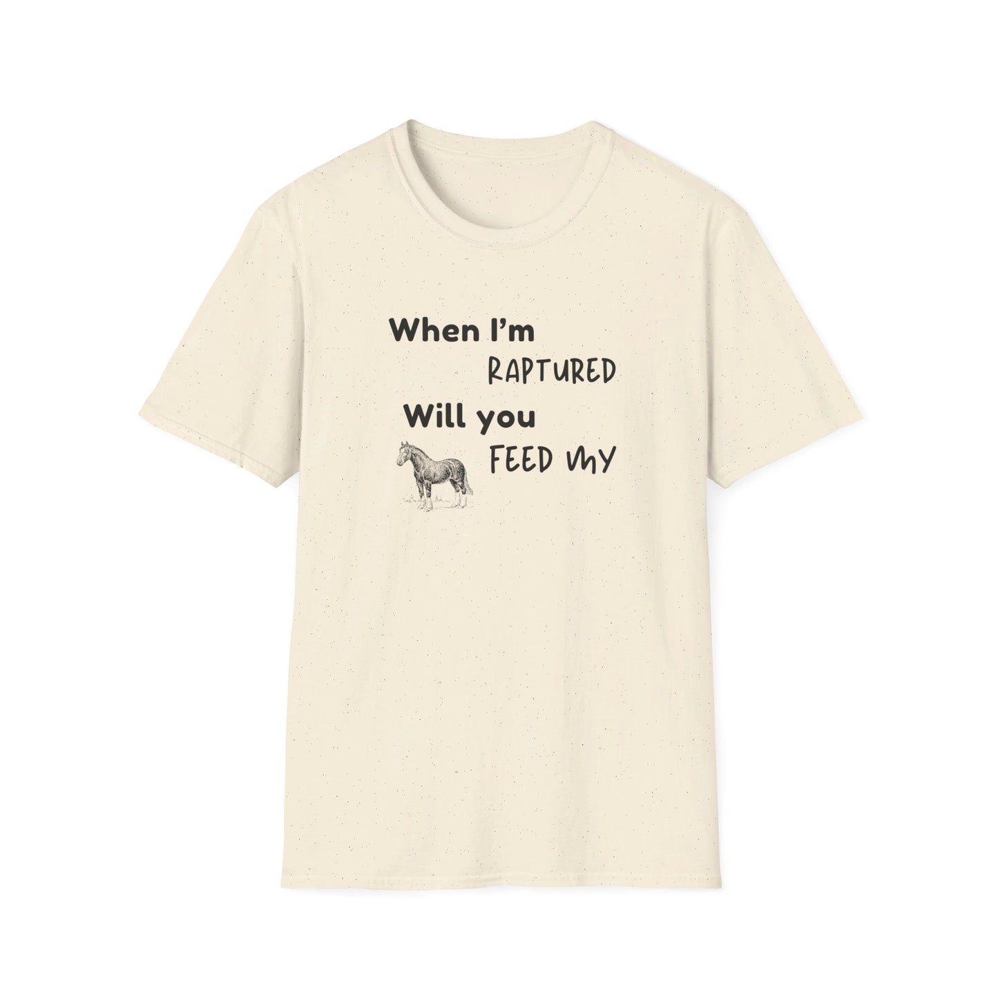 RAPTURED - HORSE T-SHIRT - M - WH