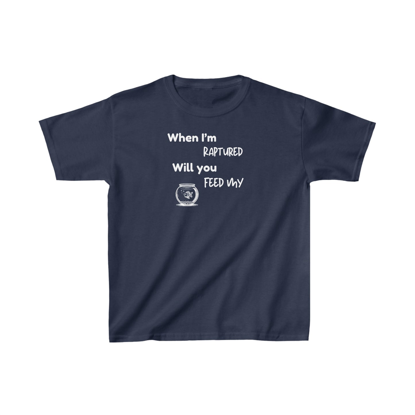 RAPTURED FISH T-SHIRT - WH