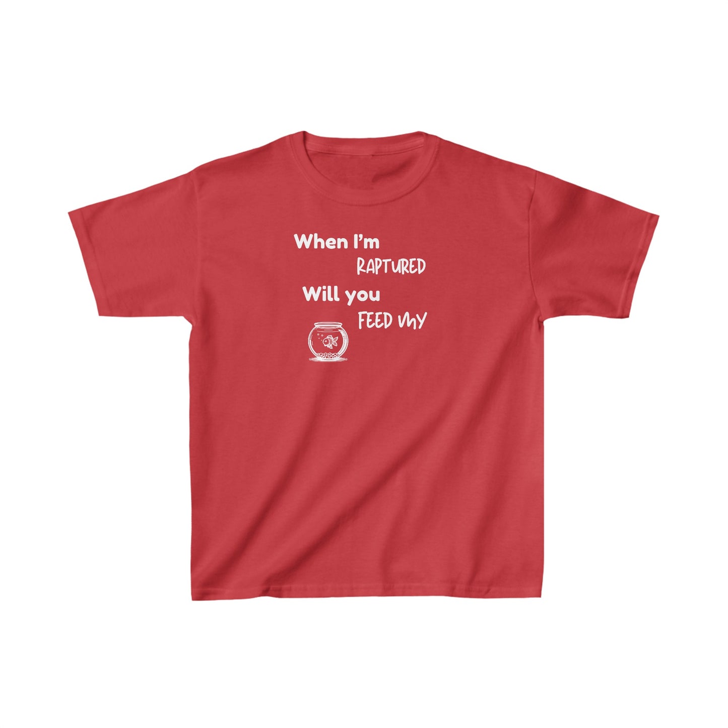RAPTURED FISH T-SHIRT - WH
