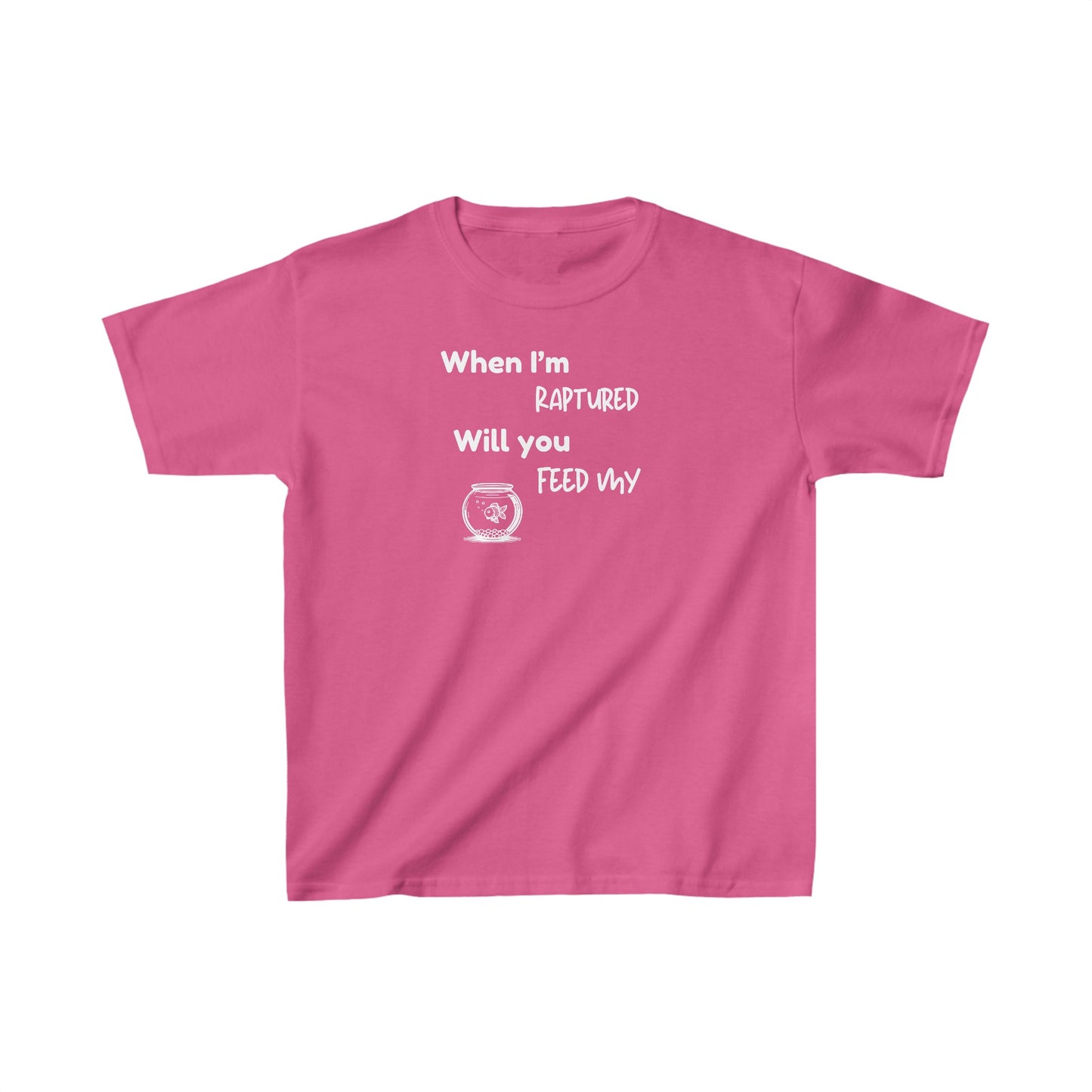 RAPTURED FISH T-SHIRT - WH