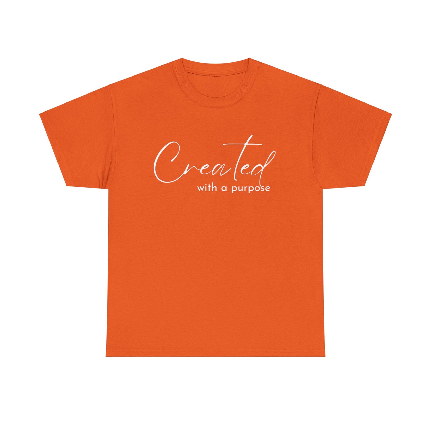 CREATED WITH A PURPOSE T-SHIRT - WH