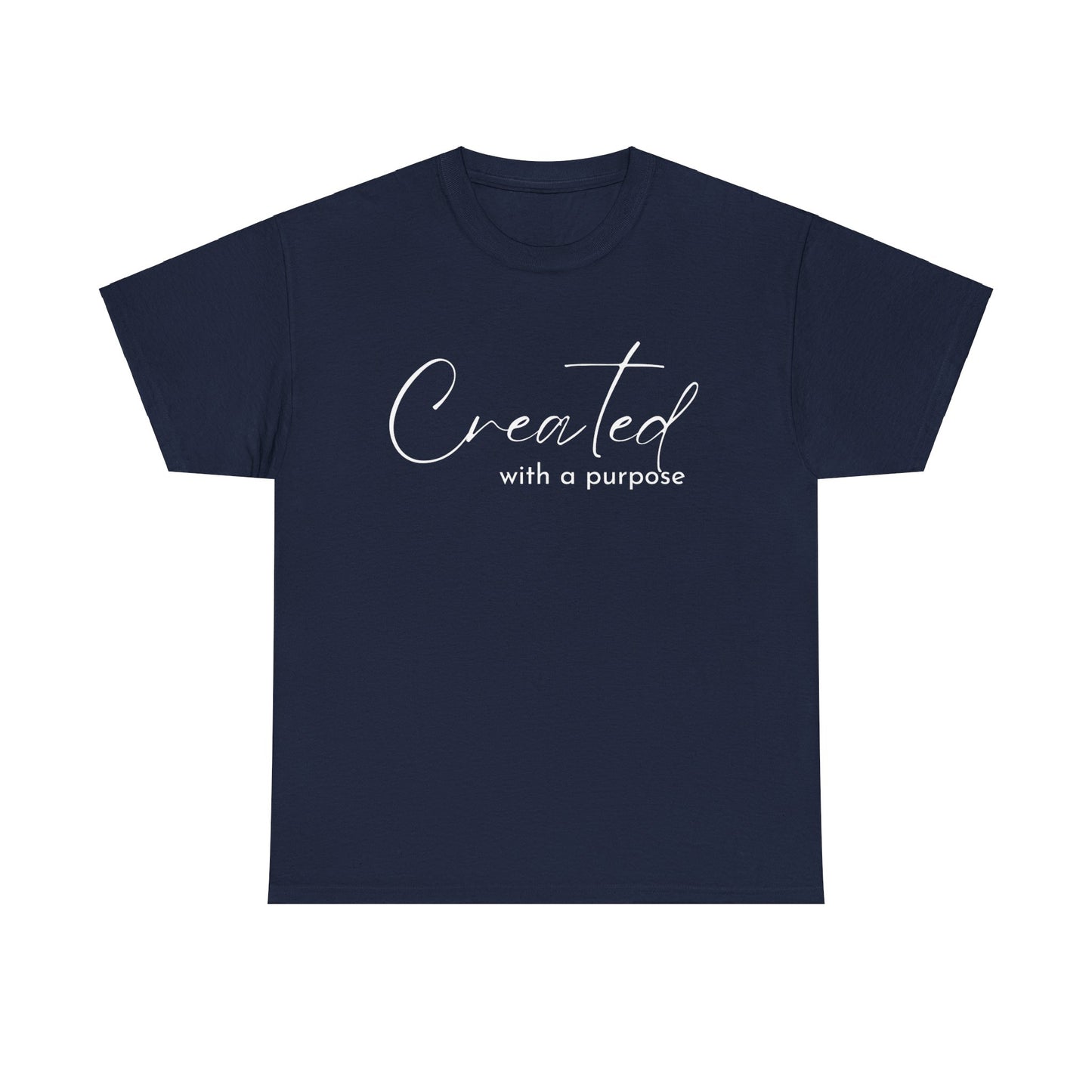 CREATED WITH A PURPOSE T-SHIRT - WH