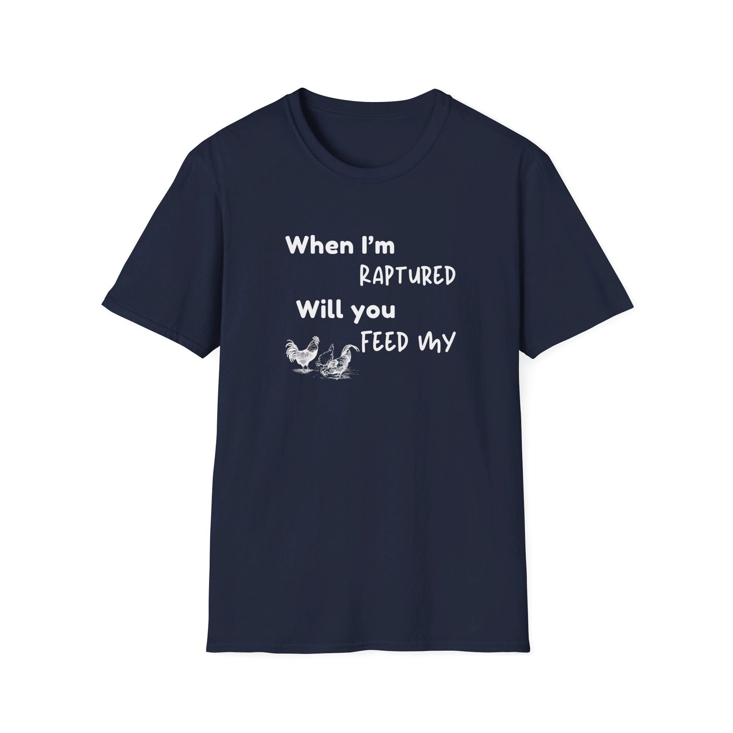 RAPTURED - CHICKENS T-SHIRT - M - WH