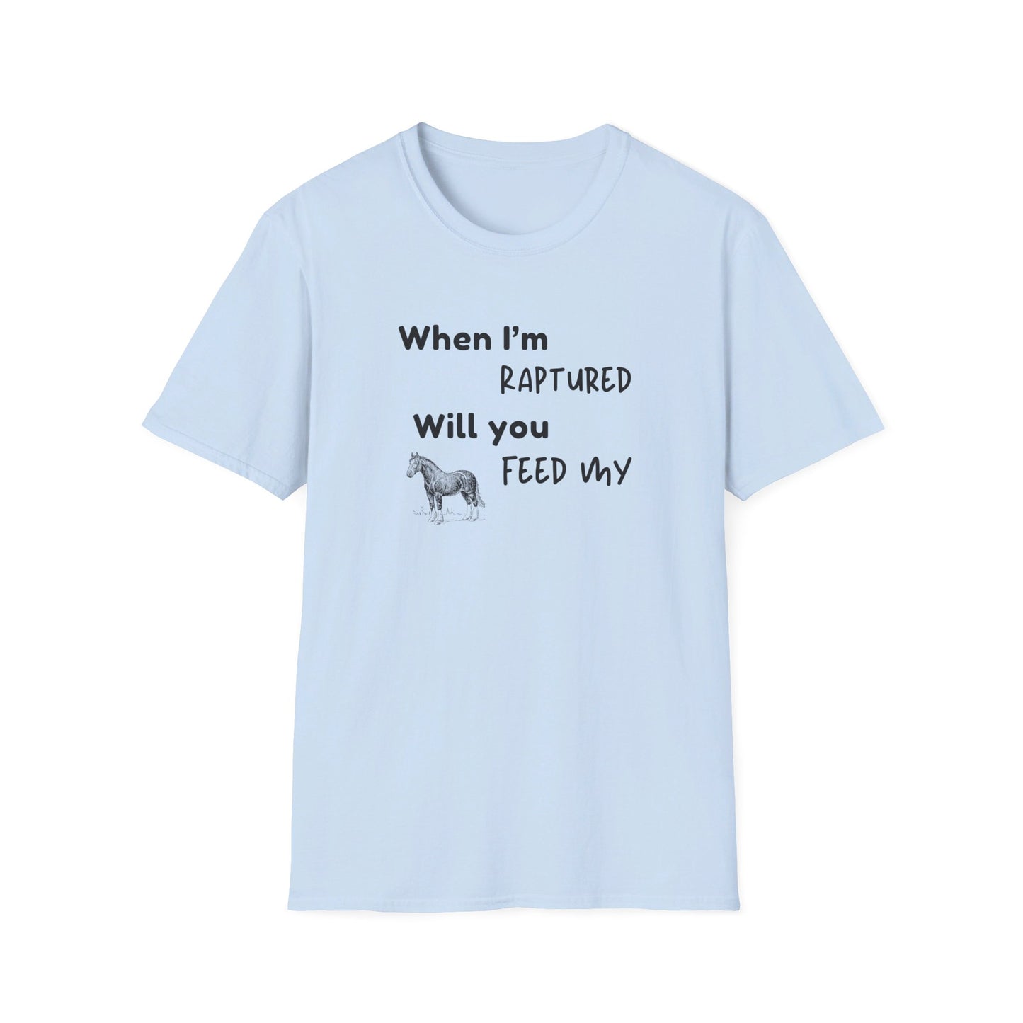 RAPTURED - HORSE T-SHIRT - M - WH