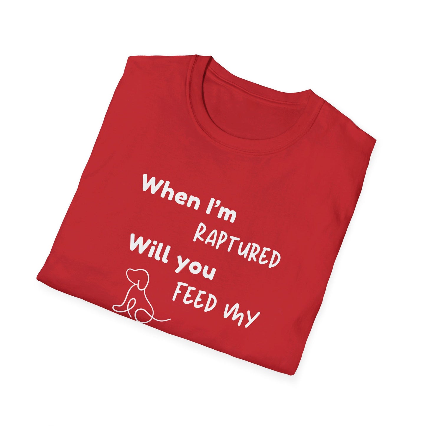 RAPTURED - DOG T-SHIRT - M - WH