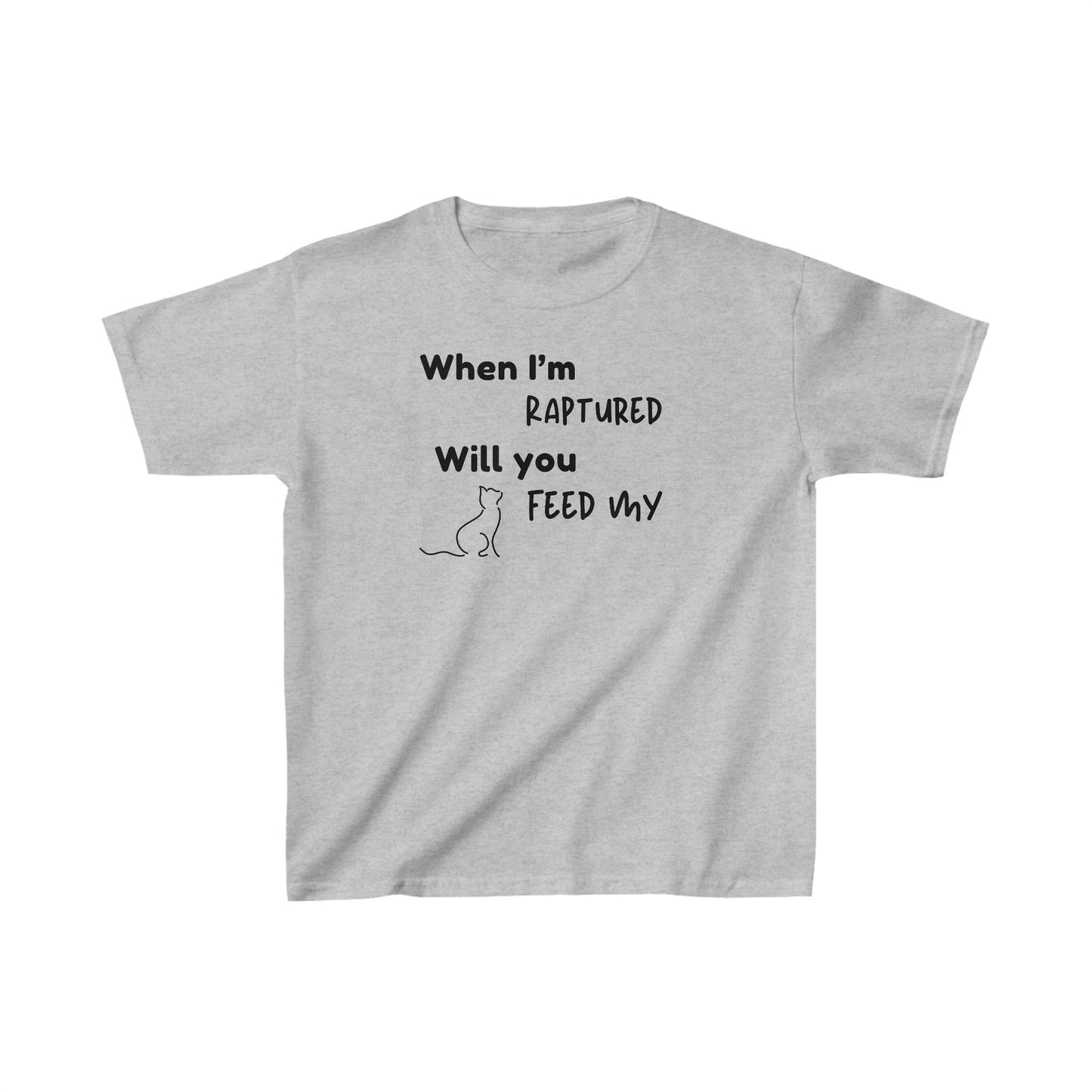RAPTURED CAT T-SHIRT - BK
