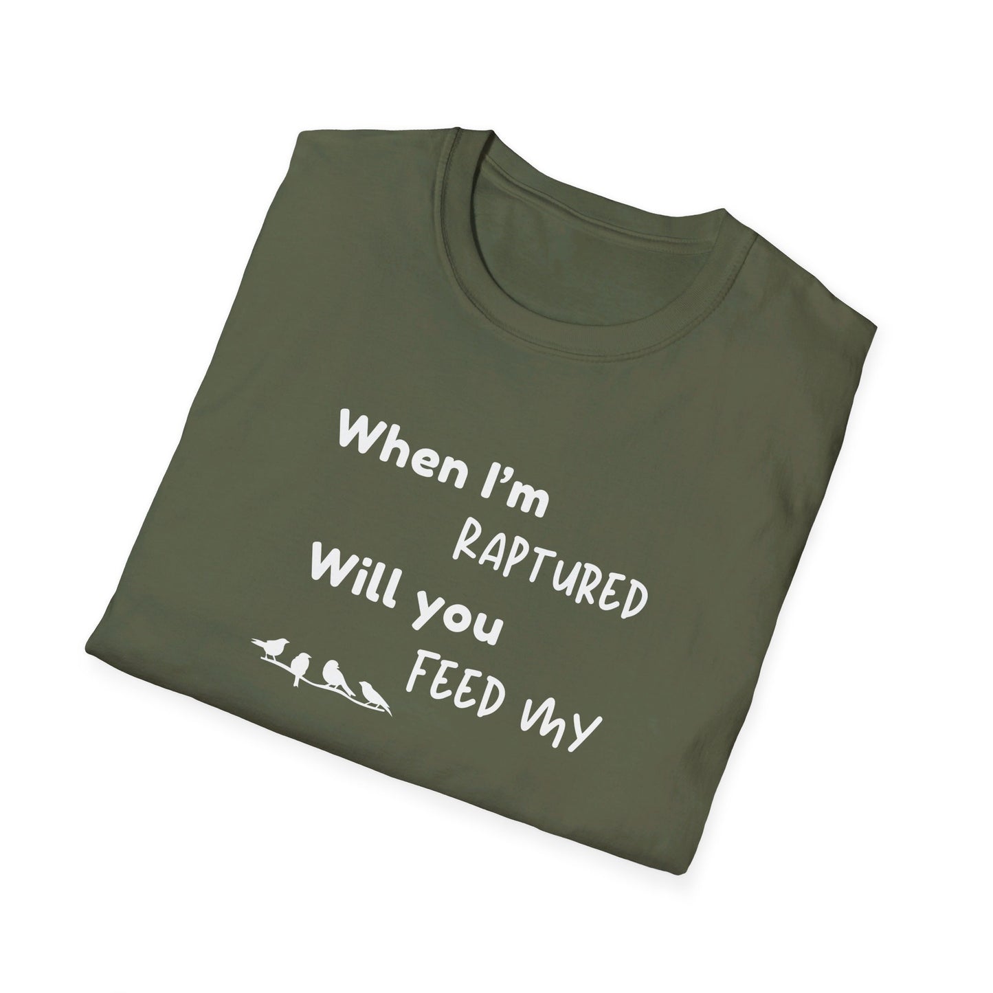 RAPTURED - BIRDS T-SHIRT - M - WH