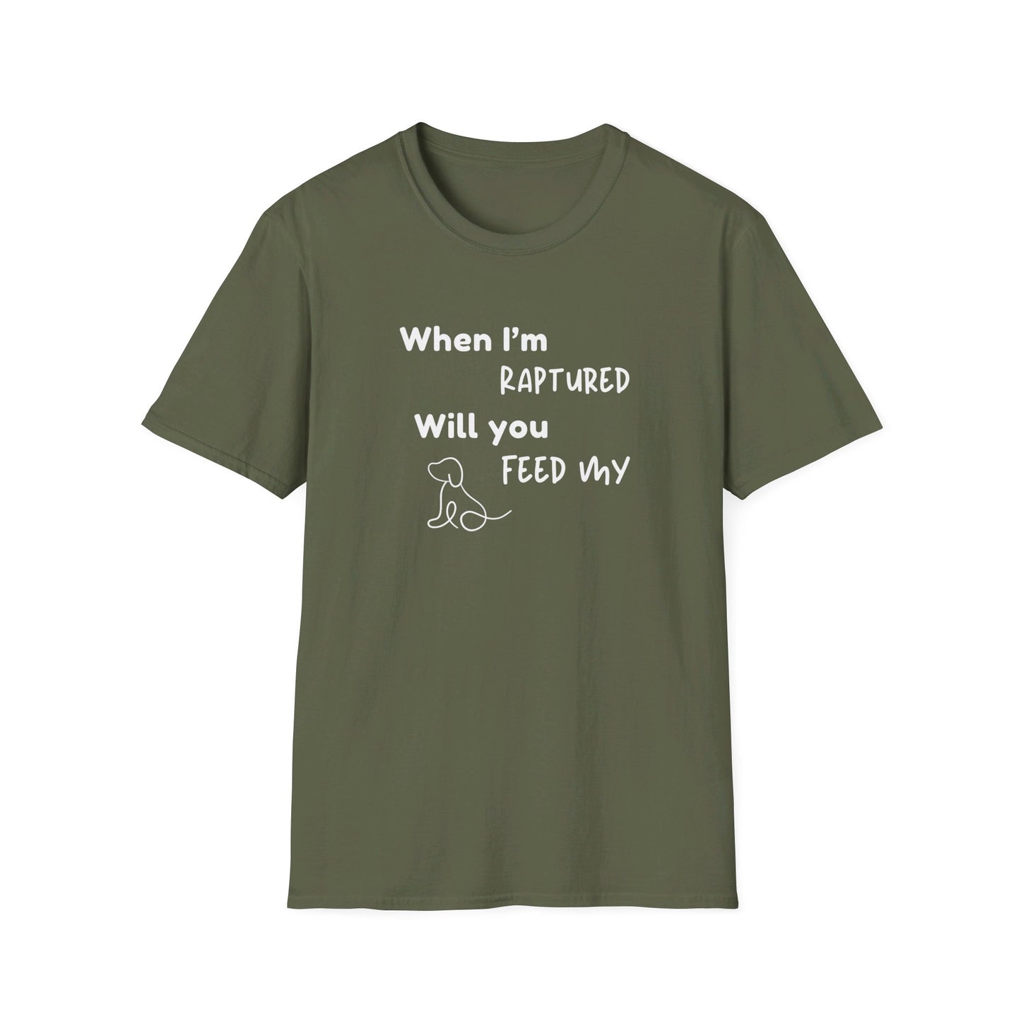 RAPTURED - DOG T-SHIRT - M - WH