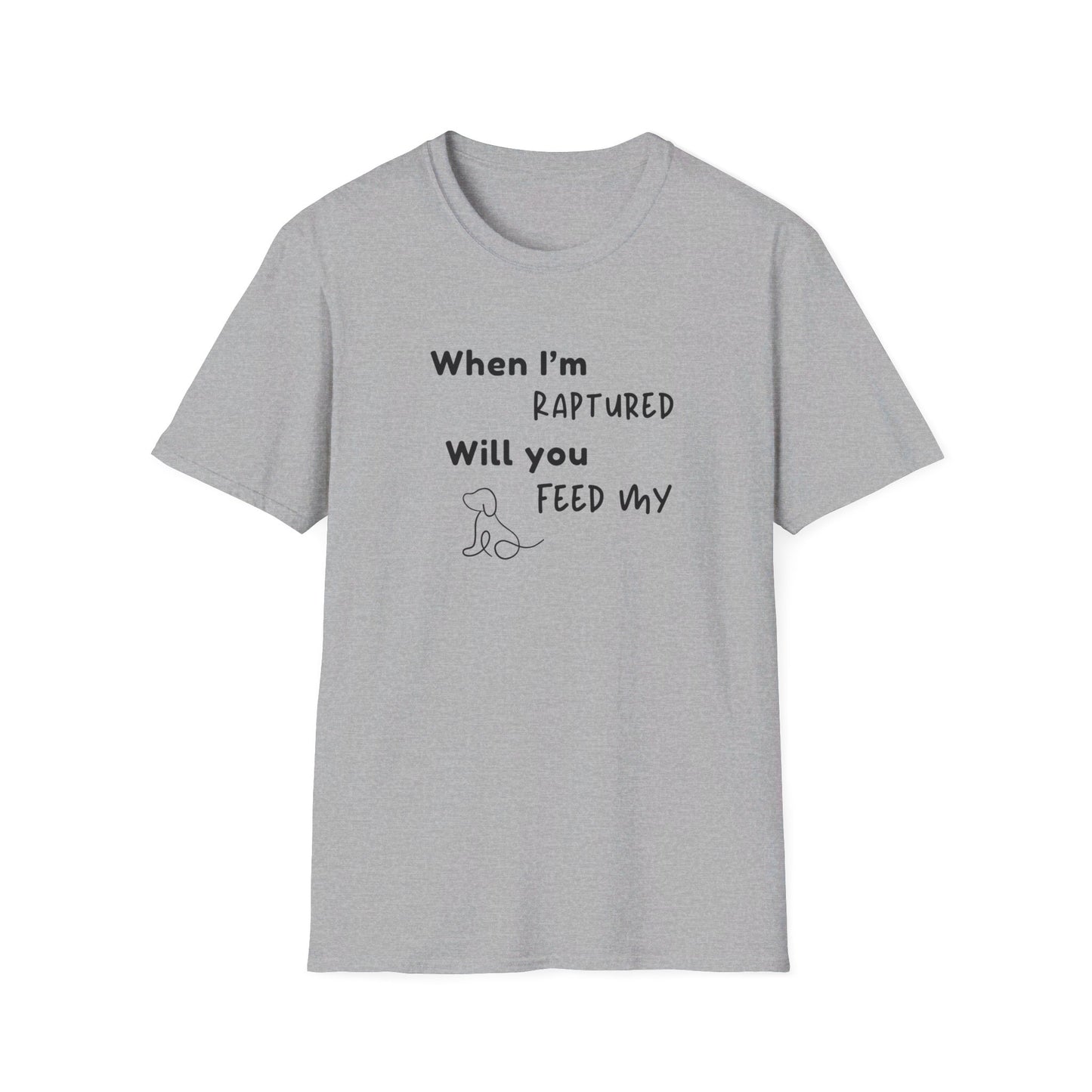 RAPTURED - DOG T-SHIRT - SS - BK
