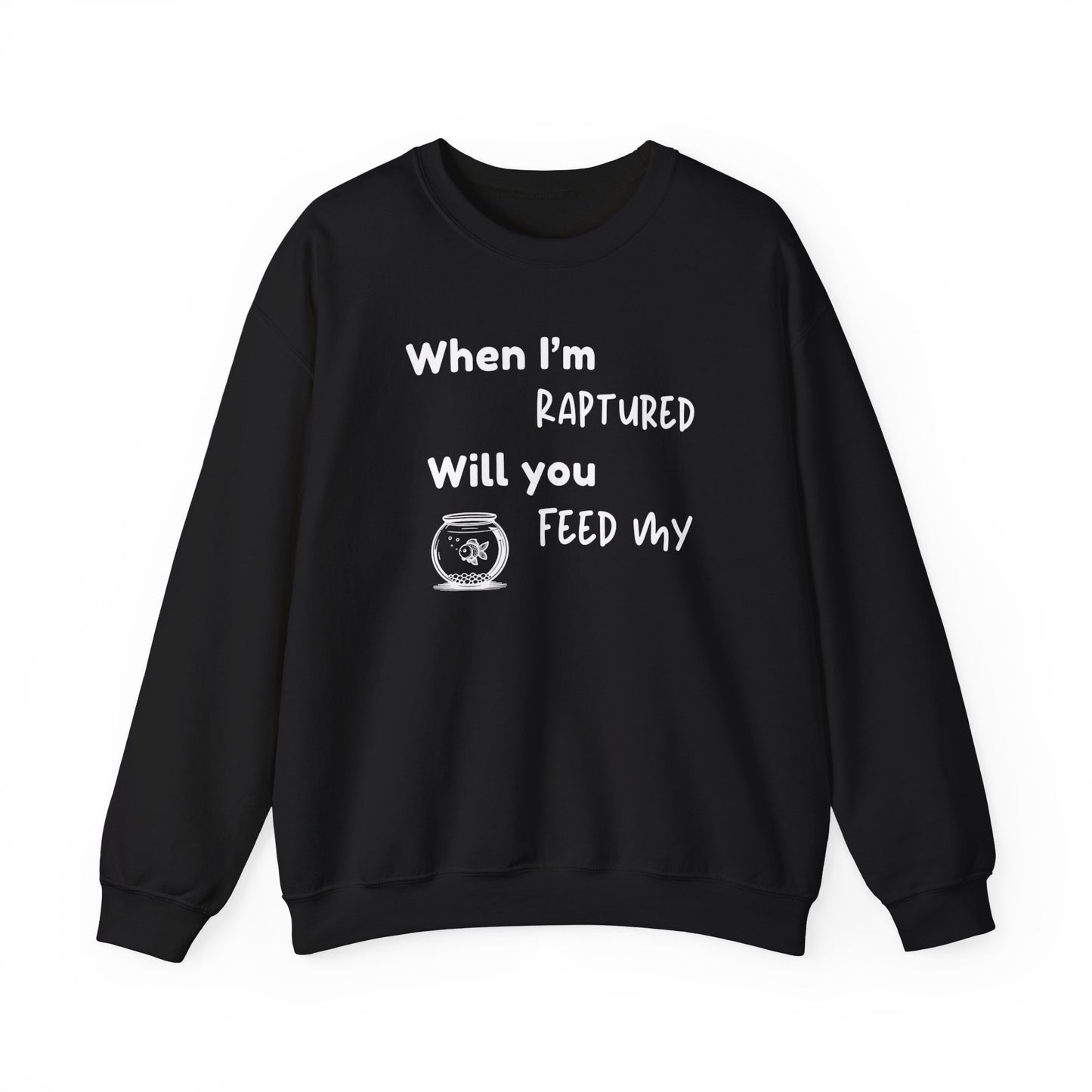 RAPTURED FISH SWEATSHIRT - M - WH