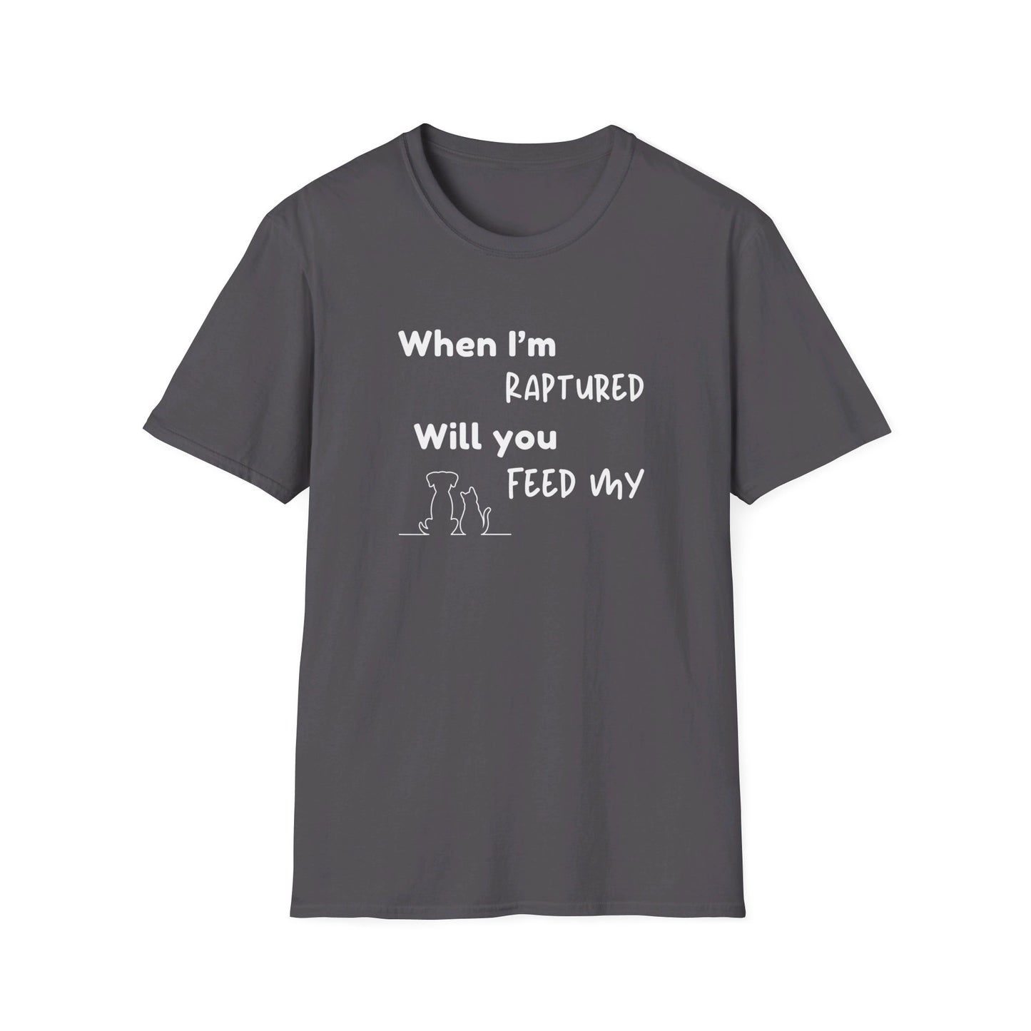 RAPTURED - DOG & CAT T-SHIRT - M - WH