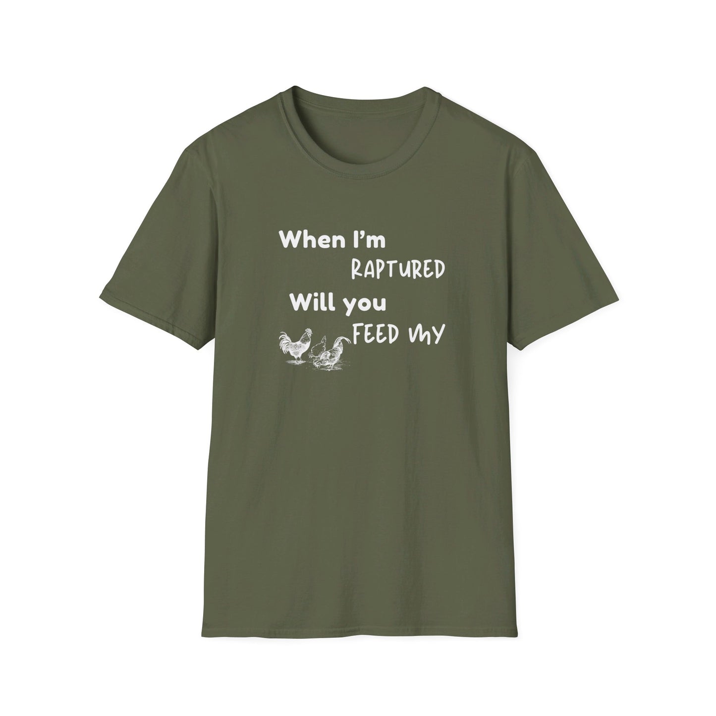 RAPTURED - CHICKENS T-SHIRT - M - WH