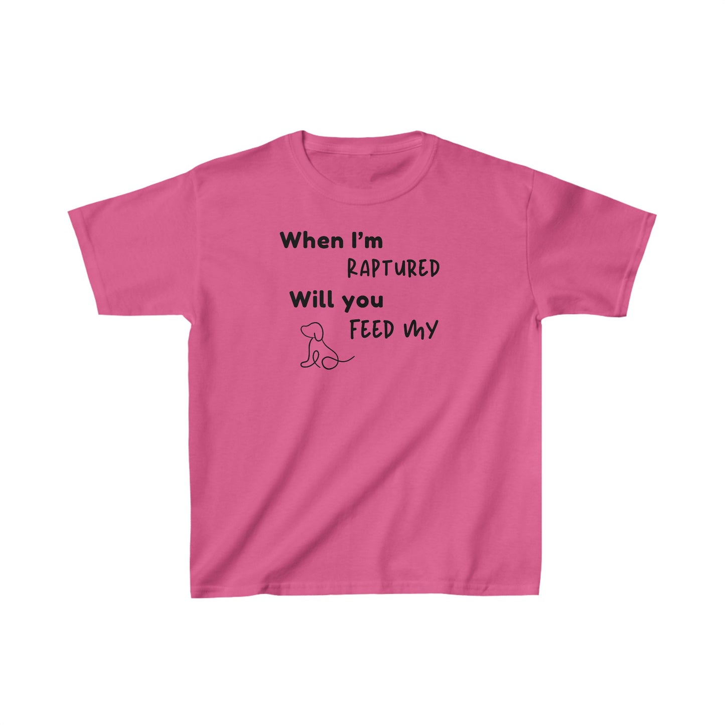 RAPTURED DOG T-SHIRT - BK