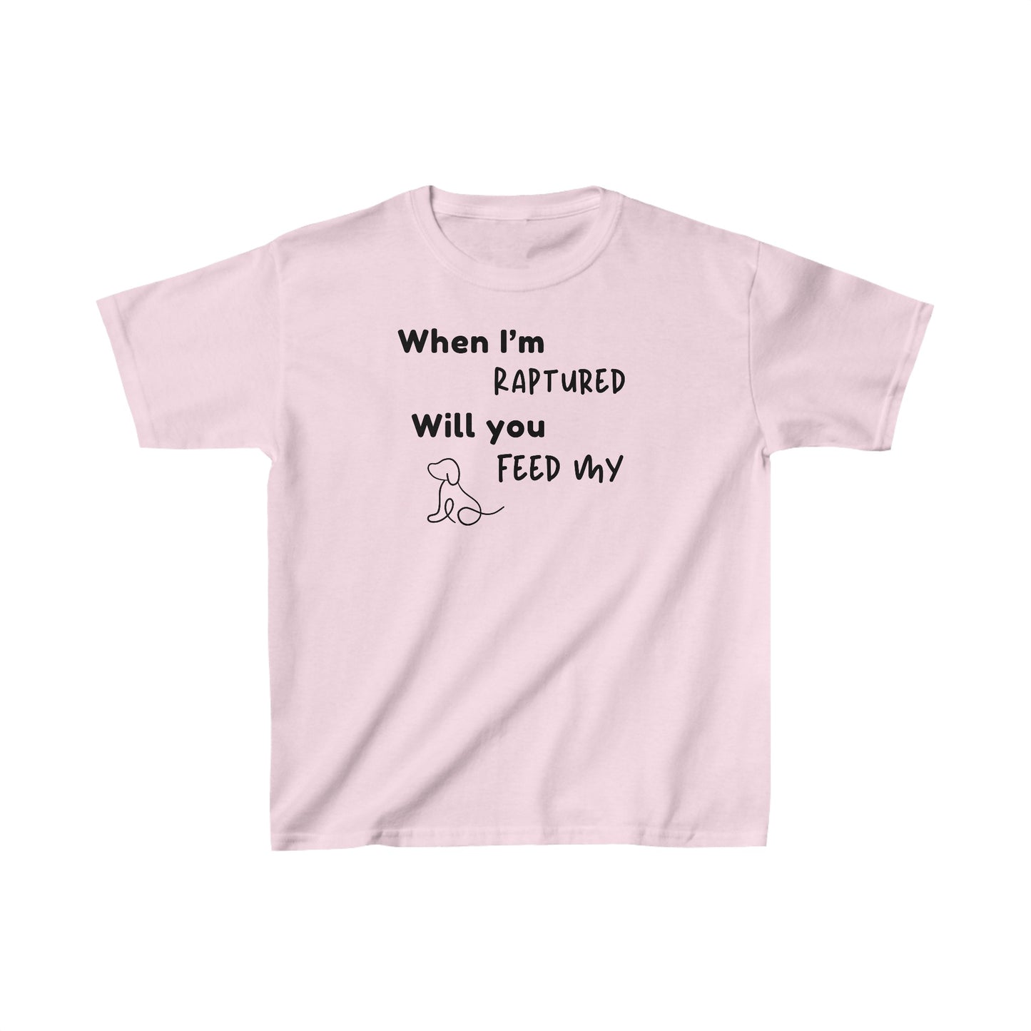 RAPTURED DOG T-SHIRT - BK