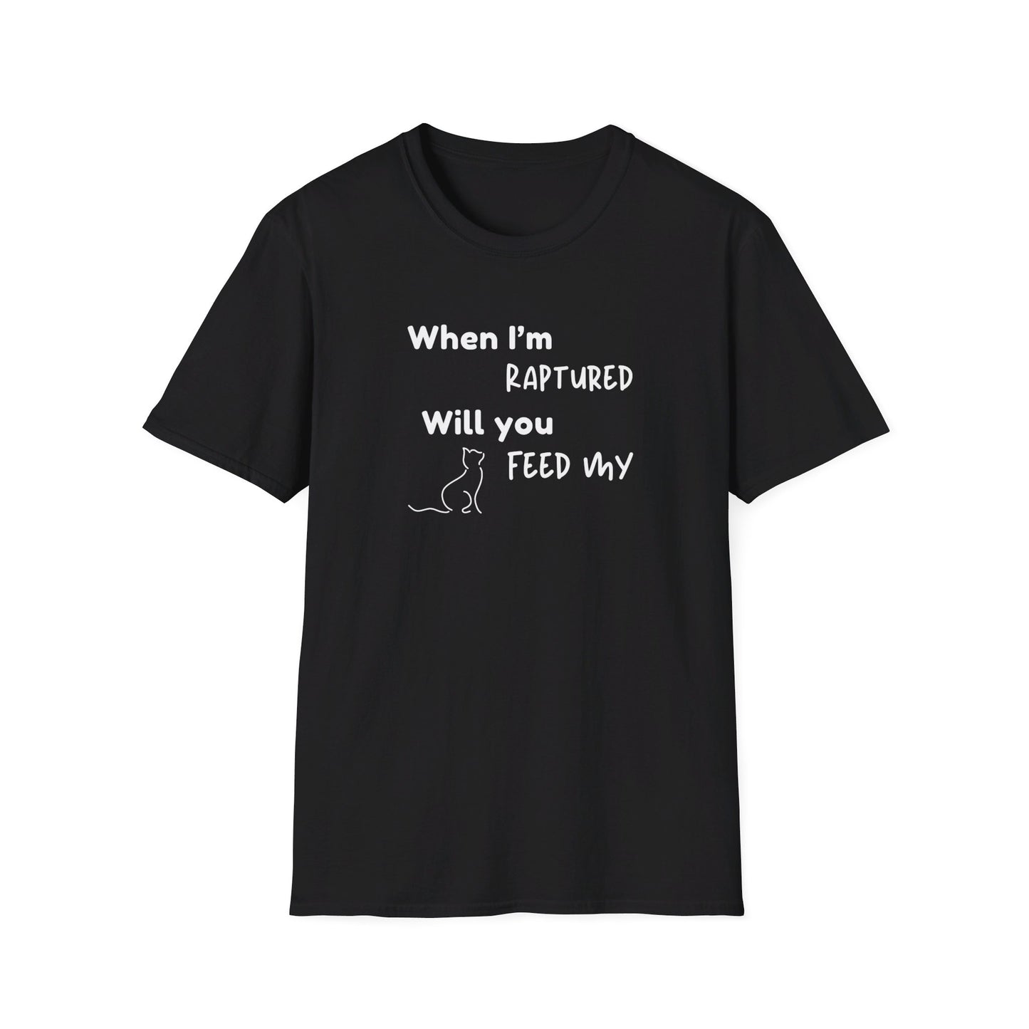 RAPTURED - CAT T-SHIRT - M - WH