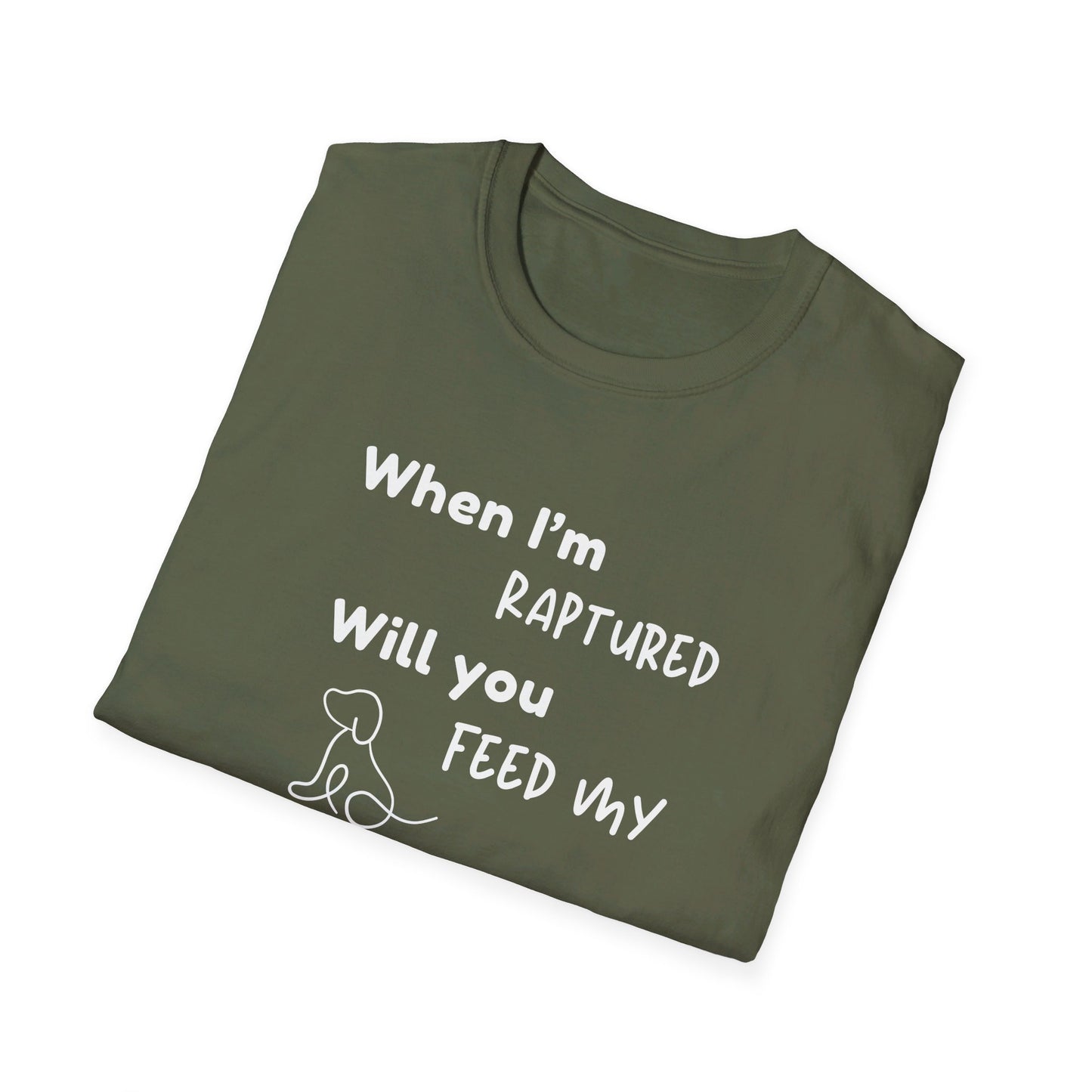 RAPTURED - DOG T-SHIRT - M - WH
