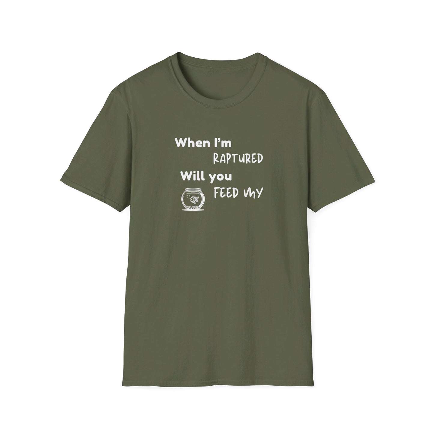 RAPTURED - FISH T-SHIRT - M - WH