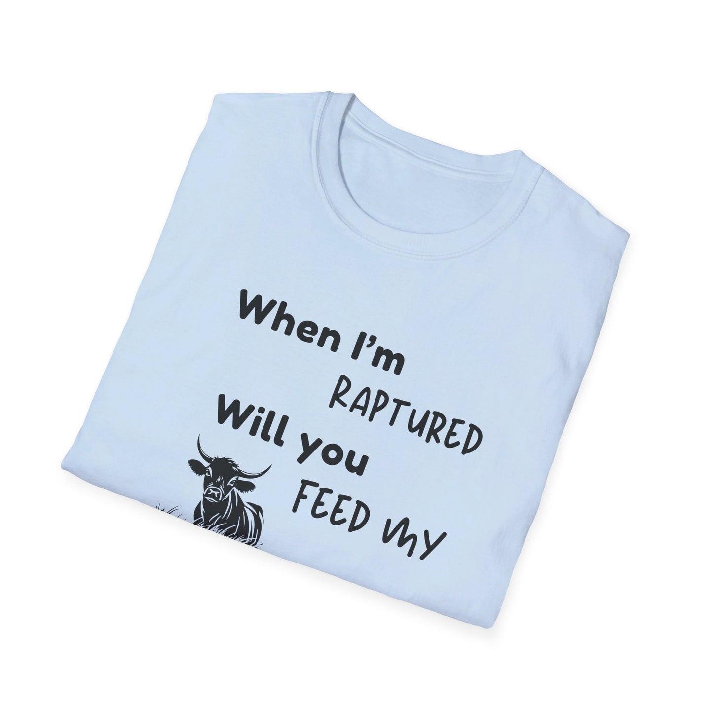 RAPTURED - COW T-SHIRT - SS - BK