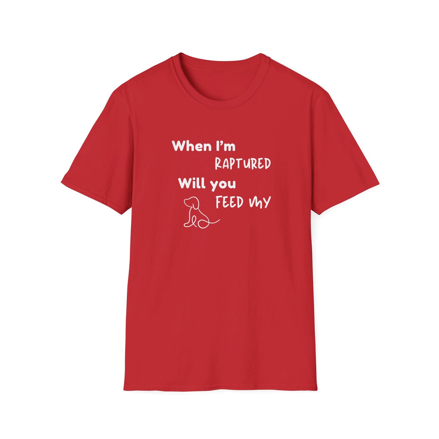 RAPTURED - DOG T-SHIRT - M - WH