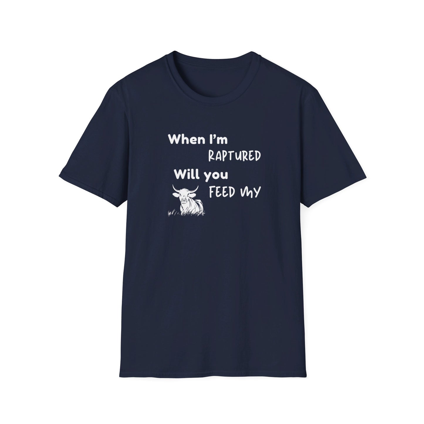 RAPTURED - COW T-SHIRT - M - WH