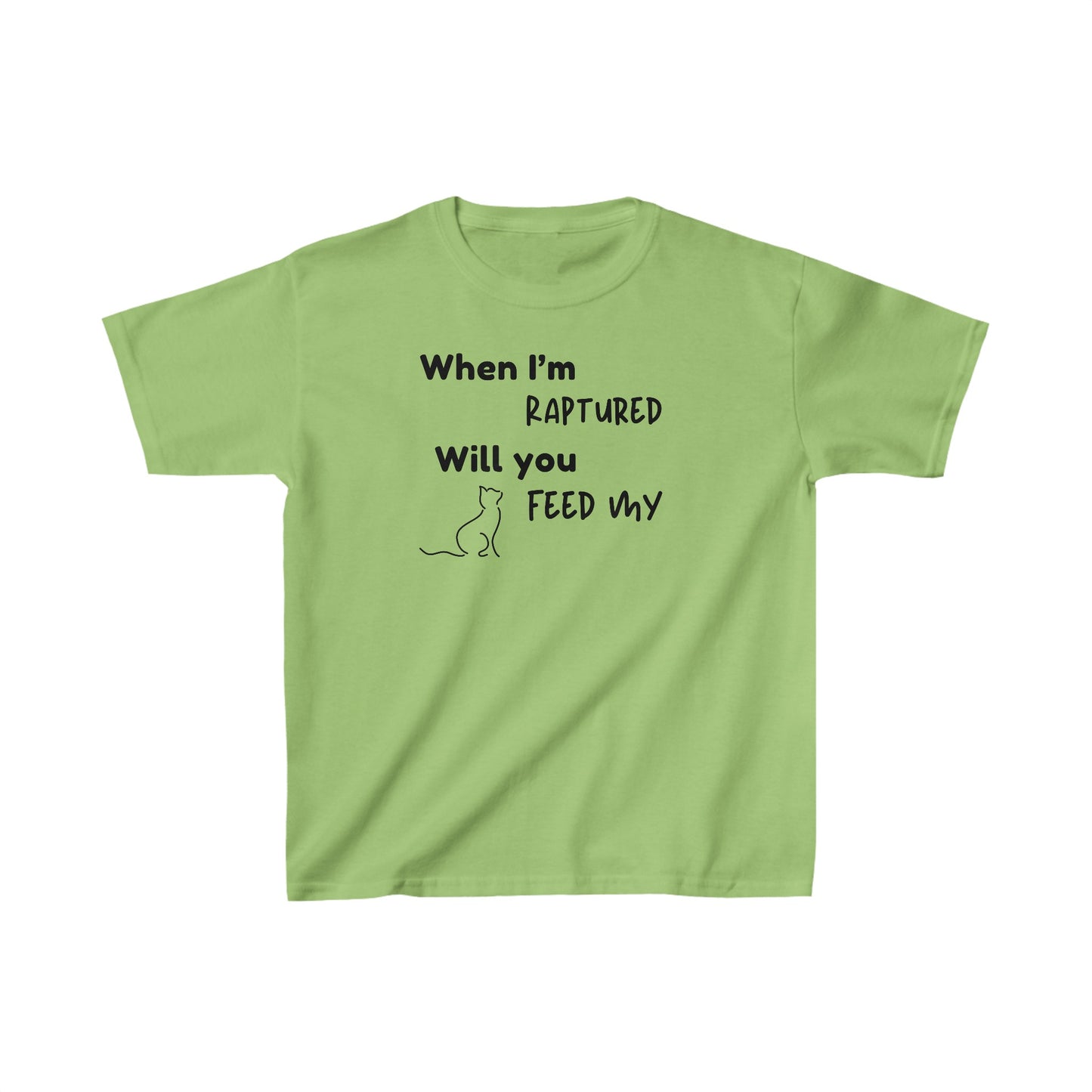 RAPTURED CAT T-SHIRT - BK
