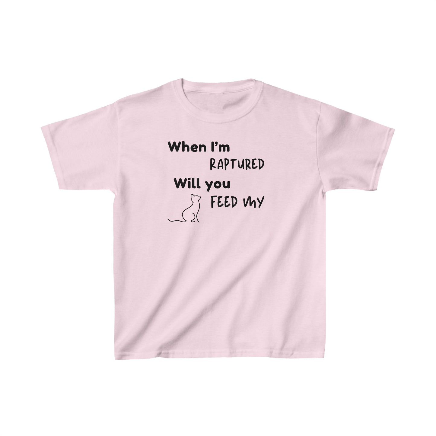 RAPTURED CAT T-SHIRT - BK