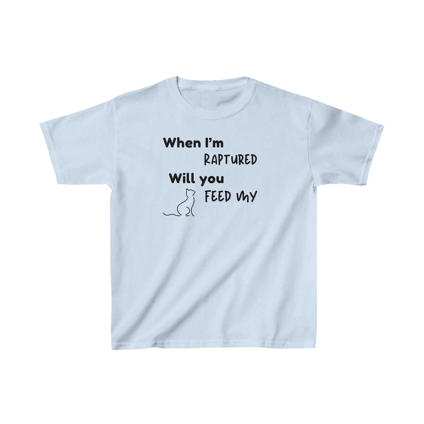 RAPTURED CAT T-SHIRT - BK