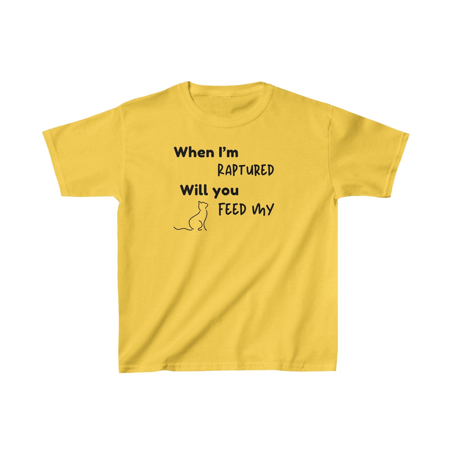 RAPTURED CAT T-SHIRT - BK