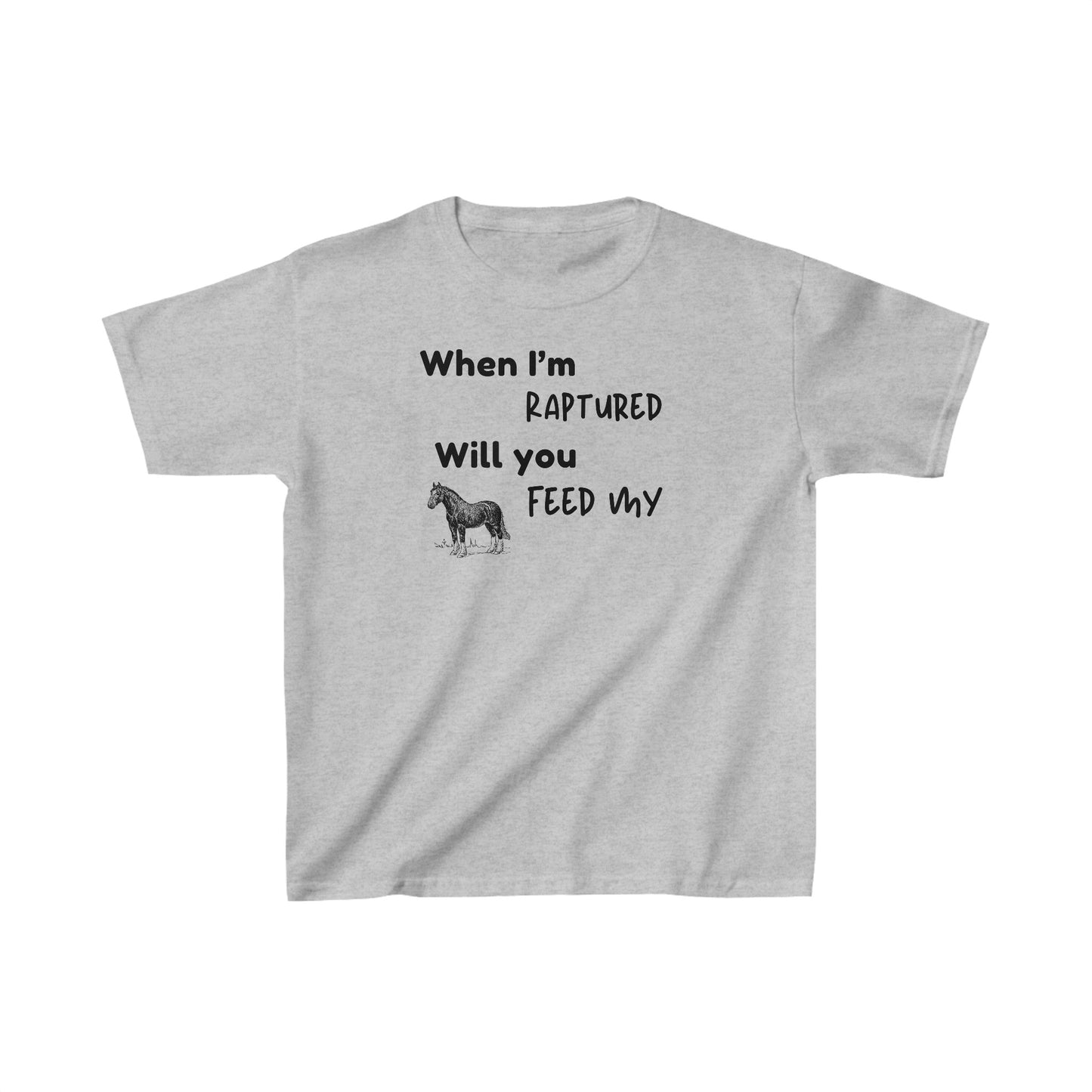 RAPTURED HORSE T-SHIRT - BK
