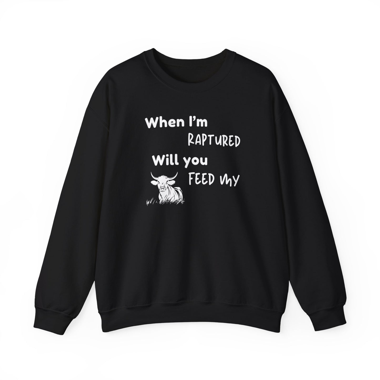 RAPTURED COW SWEATSHIRT - M - WH