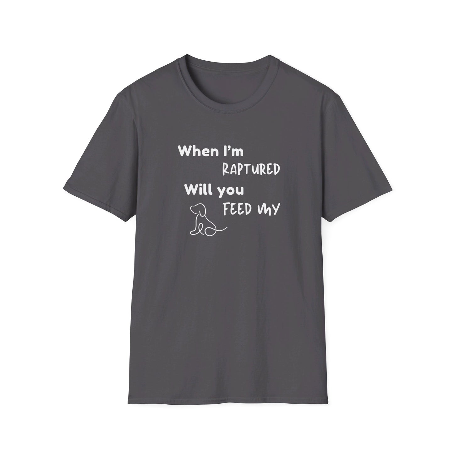 RAPTURED - DOG T-SHIRT - M - WH