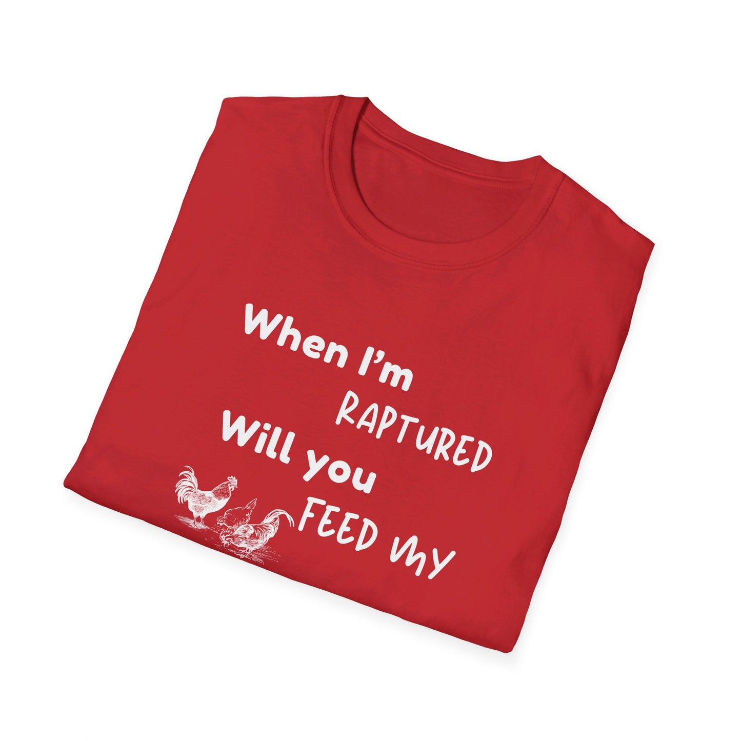 RAPTURED - CHICKENS T-SHIRT - M - WH